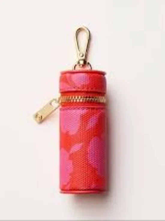 NWT KATE STAPE LIPSTICK HOLDER/BAG CHARM RED AND PINK - Picture 6 of 6